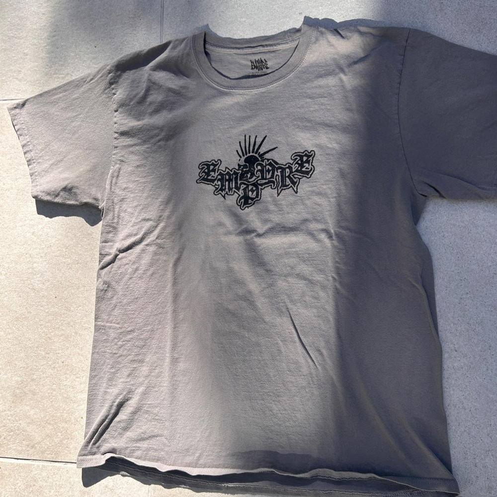 Grey Skateboarding EMPYRE Tee